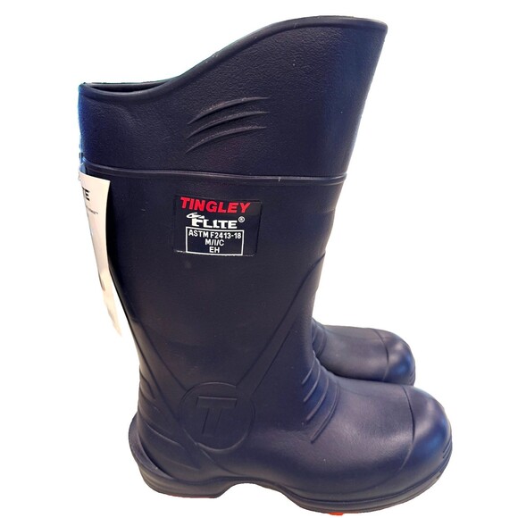 NWT Tingley Flite Safety Composite Toe Waterproof Rubber Boots 26256 Blue SZ 10 main image 7
